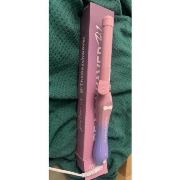 Rotating Curling Iron in Pink Sunset | 1 inch barrel for all hair - Picture 1 of 3